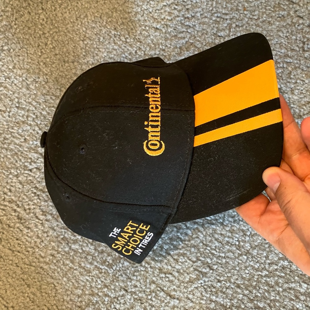 Black and Yellow Continental Tires hat